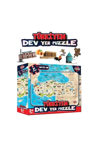 Kidsan Türkiyem Dev Yer Puzzle