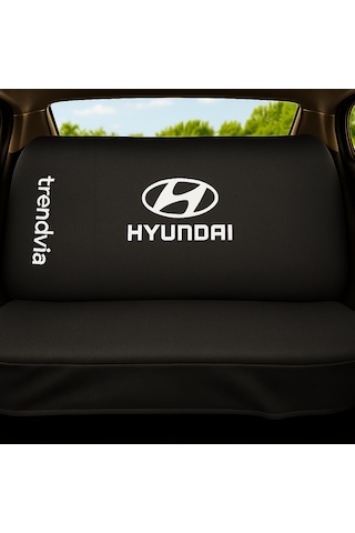 Hyundai Uyumlu Siyah Oto Koltuk Kılıfı Ön Arka Servis Tipi