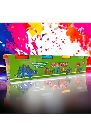 Alpino Fun Dough 400 G 4'lü Oyun Hamuru 4x100 G