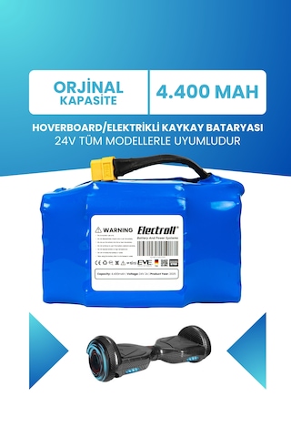 Hoverboard / Elektrikli Kaykay Bataryası 24v 4.400mah Pil