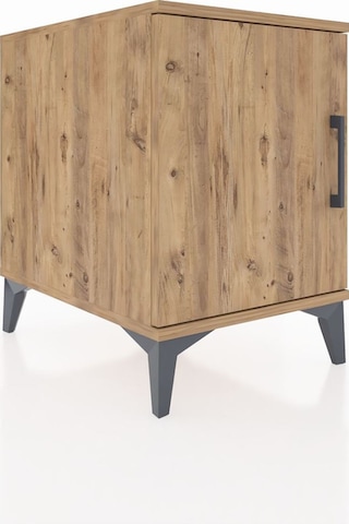 Kronos Komodin 2 Raflı Tek Kapaklı 44x59x64 Çam-çam Atlas Çam