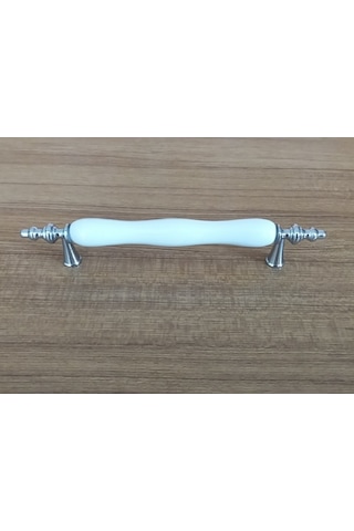Mobaksaksesuar Porselen Boğumlu Kulp Krom Iğne Ayak 128 Mm
