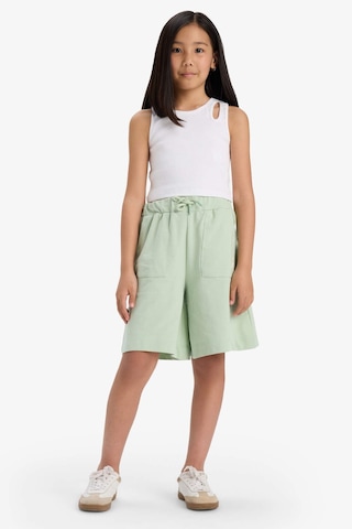 Defacto Kız Çocuk Beli Lastikli Basic Düz Şort B0847a825hsgn1105 Yeşil