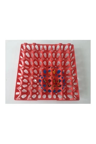 Plastik Yumurta Viyolü 30 Yumurta 4 Adet