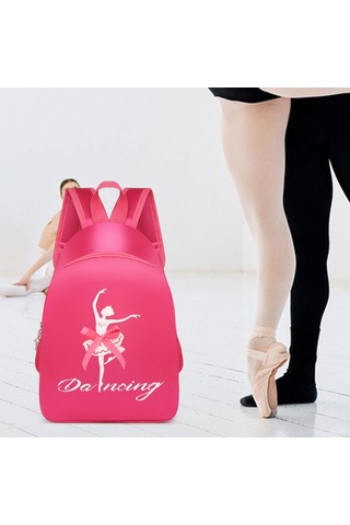 Suntek Bale Dans Sırt Çantası Sevimli Çocuk Seyahatleri İçin Gül Kırmızısı