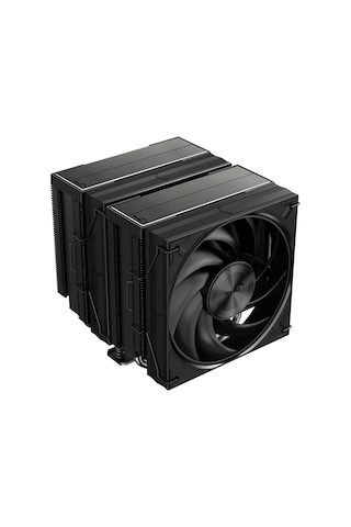 Sama A60b, Black, 2x120mm Mono Fan, Kule Tipi Hava Soğutma, 6 Adet Gelişmiş Siyah Kaplamalı Bakır Isı Borusu, Cpu Tek Renk