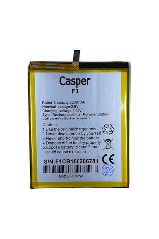 Casper Via F1 Batarya Pil + Tamir Seti