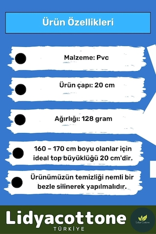 Mini Gymball 20cm Mavi Pilates Denge Egzersiz Topu Profesyonel Seri Şişirme Pompa