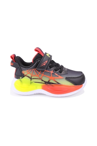 Marco Kids 03-26y303 Siyah Ortopedik Günlük Işıklı Erkek Çocuk Spor Ayakkabı