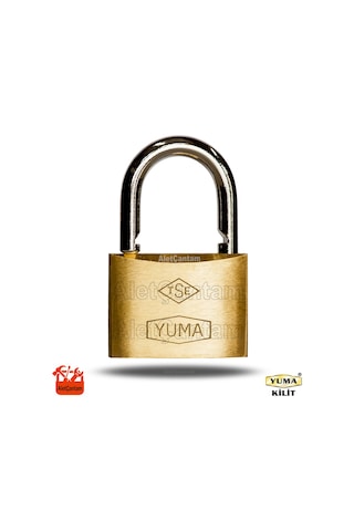 Yuma Pirinç Sarı Asma Kilit Master Sistem ortak Anahtarlı 50Mm