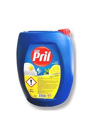 Pril Sıvı Bulaşık Deterjanı Limon Kokulu 4kg