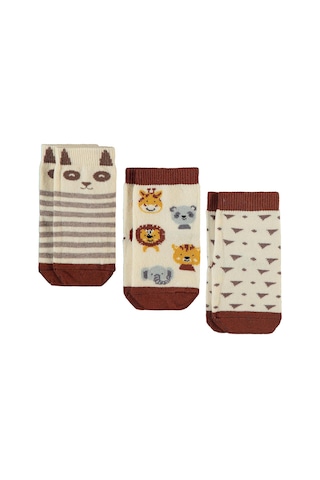 Civil Baby Erkek Bebek 3'lü Çorap Set 6-18 Ay - Standart