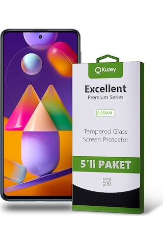 Samsung Uyumlu Galaxy M31S Ekran Koruyucu Cam 5 Adet Ekonomik Paket (554292980) 20 Tl Fark Ile Apple iPhone Hızlı Şarj Kablosu