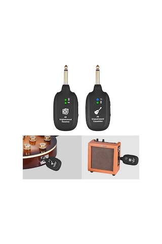 Magicvoice Mv-19583 Uhf Gitar Tip Kablosuz Amfi Enstrüman Kablosuz Mikrofonu