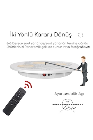 Gdx Tuta-60 60 Cm Turn Table - Döner Stand - Döner Tabla