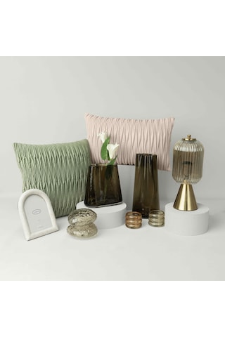 Linens Latte 13,5x12x11 Cm Led Dekor Kahve