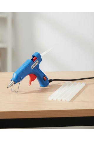 Pratik Kullanımlı 20w Silikon Tabancası 7.5 Mm Silikon Uyumlu 5 Adet Nrzsnt - 16 Hediye Silikon
