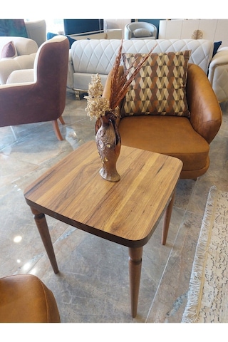 Akset Lüx Yan Sehpa Full Ceviz