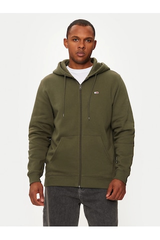 Tommy Hilfiger Tommy Hılfıger Erkek Sweatshırt Dm0dm20743-m12 Dm0dm20743-m12 Yeşil Yeşil