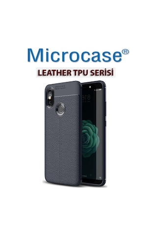 Xiaomi Mi A2-6X Leather Tpu Silikon Kilif + Tempered Glass Cam 266277350 - Seçenek / Cam Koruma-Cam Istiyorum