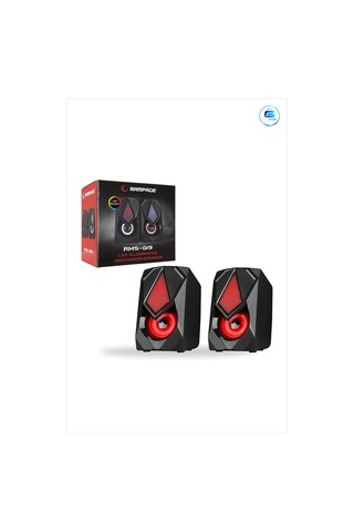 Kablolu Hoparlör Usb 2.0 1+1 Rgb Multimedya Ses Seti Siyah 5w Bil