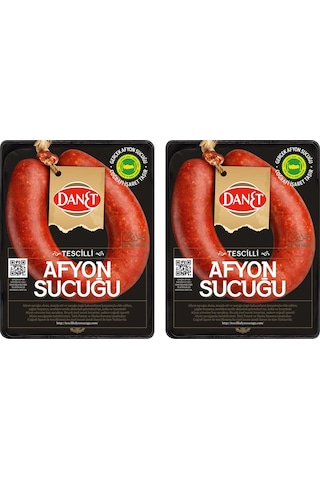 Danet Tescilli Afyon Sucuğu Fermente 2 x 300 G