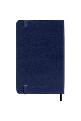 Moleskine 12 Ay Günlük Ajanda Cep Boy 9x14 Cm Sert Kapak Safir Mavi Safir Mavisi