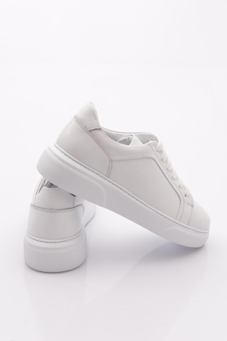 Dgn Tito Erkek Sneakers Ayakkabi Beyaz Beyaz