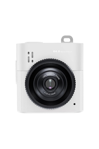 Çeşithane S5s6 Mini Dijital Kamera 64mp Ips Ekran Taşınabilir Vlog-beyaz