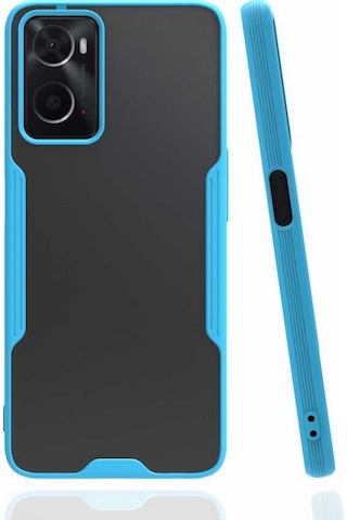 Oppo A76 Kilif Zore Parfe Kenarlari Pastel Renk Silikon Kilif 557382644