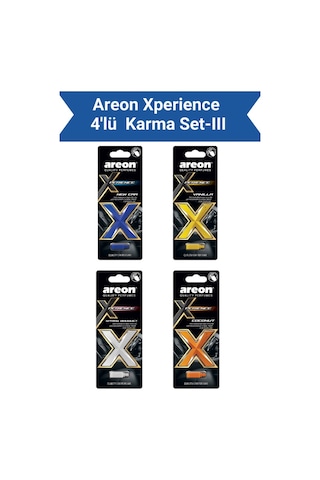 Areon Xperience 4'lü Karma Set-ııı