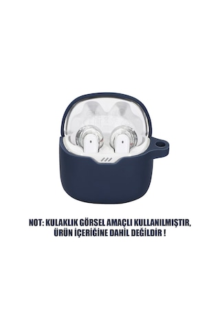 Microsonic Jbl Tune Flex 2 Mat Silikon Kılıf Lacivert