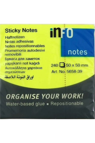 Info Notes 50x50 Mini Küp Karışık R. Postit 565839