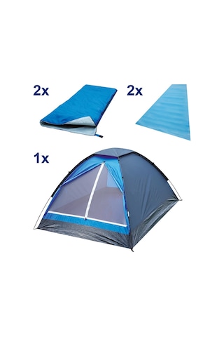 Loap Caroy Kamp Seti 150 x 200 x 110 CM Mavi