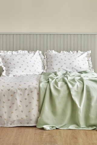 Karaca Home Lidya %100 Pamuk Çift Kişilik Pike Takımı Yeşil 200.22.02.0086 Yeşil