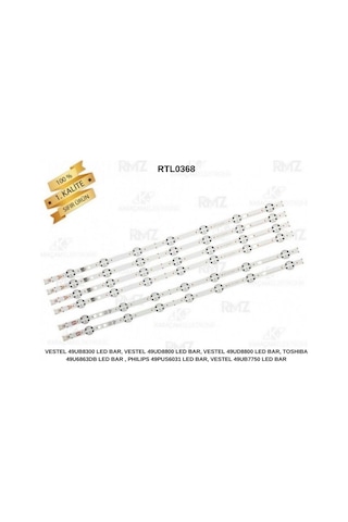 Vestel Uyumlu 49ub8300 Led Bar Seti
