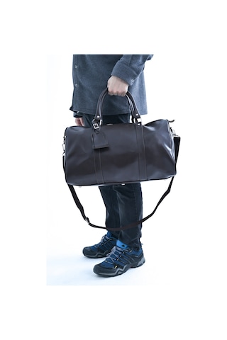 My Free Bag Gk Siyah Deri Unisex İş, Seyehat, Spor İçin El Çantası / Valizi Siyah