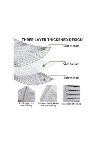 Suofeng Mutfakta Kullanıma Uygun Dayanıklı 3 Katlı 20x20 Çamaşır, Yıkama Ve Temizlik İçin 10 Adet Çelik İplikli Bezler - Yumuşak Ve Yüzeyleri Kırmayan Diğer