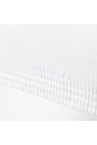 Esnek Sandalye Kılıfı Likralı, Kaymaz, Yıkanabilir, Kalın Lastikli Modern Kılıfı Beyaz