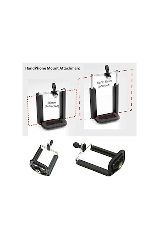 Tripod İçin Telefon Tutucu Aparat