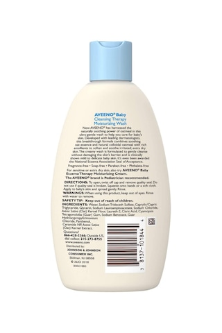 Aveeno Baby Cleansing Therapy Nemlendirici Bebek Yıkama Şampuanı 236 ML
