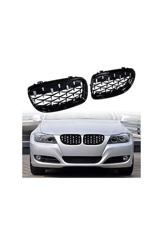 Bmw E90 Lci Ön Panjur Izgara Böbrek Diamond 2009 / 2012