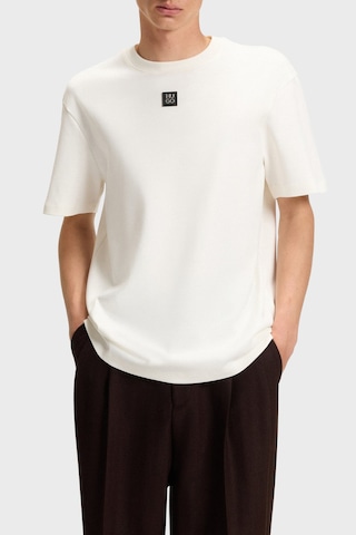 Hugo Erkek T Shirt 50505201 103 Beyaz Beyaz