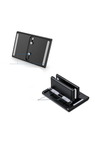 Telefon Tutuculu Laptop Notebok Macbook Uyumlu Dikey Stand-al4495