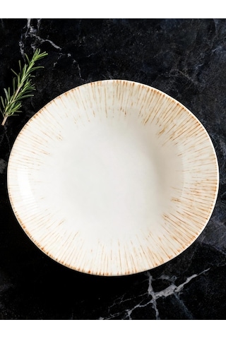 Iris Mustard Vago 6 Adet 26 Cm 1000 Cc Porselen Çukur Tabak