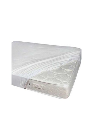 Altın Karma Çift Kişilik Fitted Sıvı Geçirmez Micro Yatak Koruyucu Alez 160x200+30 Cm Beyaz