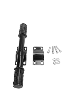 Jeehugo Çocuk Scooter İçin Çelik Dayanıklı Kaymaz Kapaklı Eldiven, Kolay Kurulum 23-25cm Uzunluk Ayarı, Güvenli Tutuş Kolu Siyah