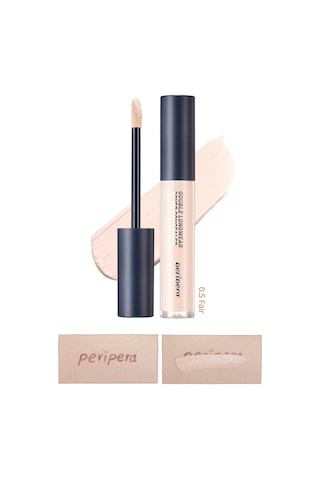 Hafif Yapılı Gün Boyu Yüksek Kapatıcı Peripera Double Longwear Cover Concealer 0.5 Fair 05