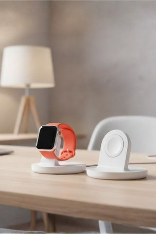 Apple Uyumlu Watch  Şarj Standı - Tüm Seri   Masaüstü Şarj Dock'u - Minimalist Akıllı Saat Tutucu