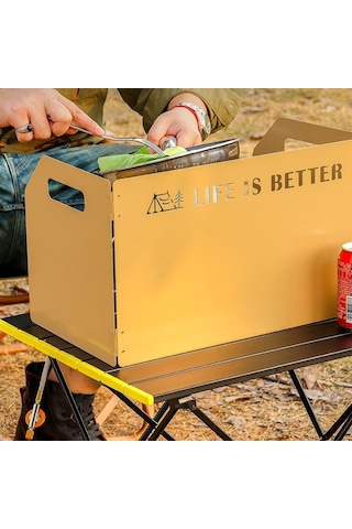 Sones Açık Taşınabilir Katlanabilir Piknik Soba Kalınlaşmış Rüzgar Geçirmez Cam Kamp Kaset Soba Kafa Kaplama Plakası Yeşil Ordu Çok Renkli